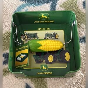 John Deere Yellow & Green Corn Napkin Holder